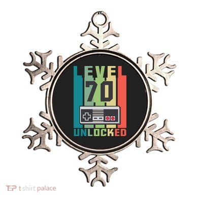 Level 70 Unlocked Funny Retro Gamer Birthday Ornament
