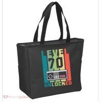 Level 70 Unlocked Funny Retro Gamer Birthday Tote Bag thumb 2