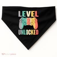 Level 8 Unlocked Eight Years Old USA-Made Doggie Bandana thumb 0