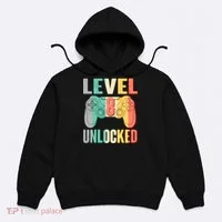 Level 8 Unlocked Eight Years Old Hoodie thumb 0