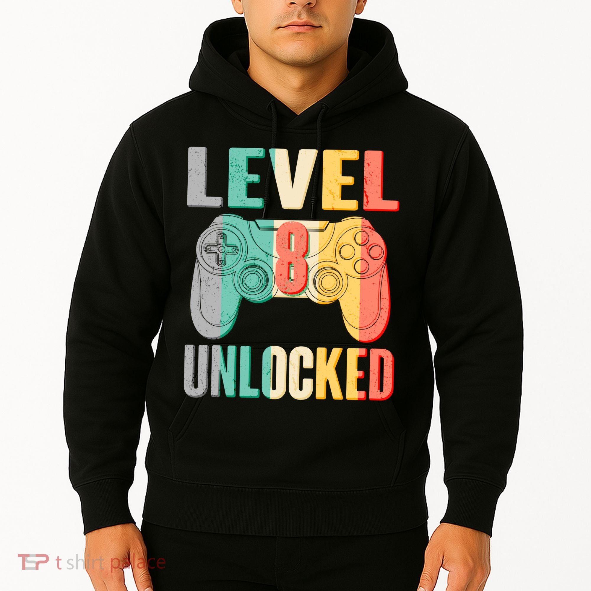 Level 8 Unlocked Eight Years Old Hoodie