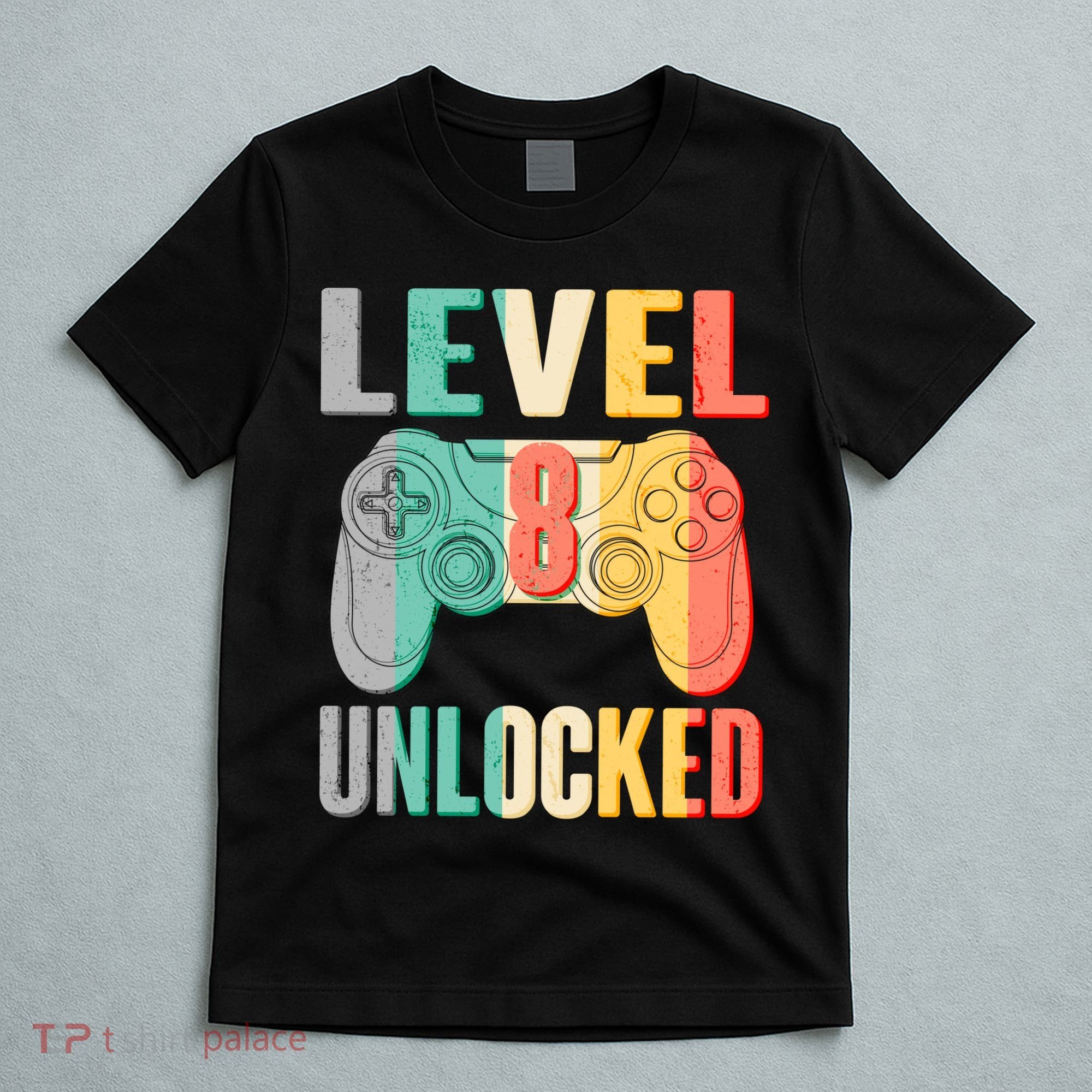 Level 8 Unlocked Eight Years Old T-Shirt