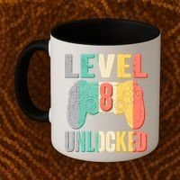Level 8 Unlocked Eight Years Old Coffee Mug thumb 2