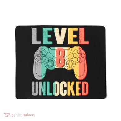 Level 8 Unlocked Eight Years Old Mousepad