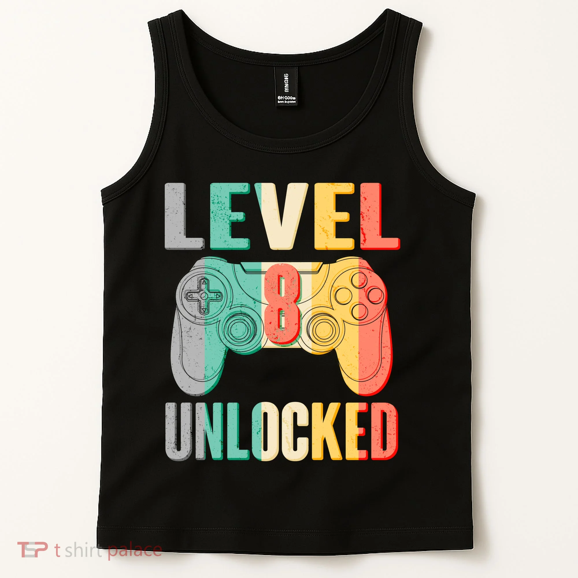 Level 8 Unlocked Eight Years Old Tank Top