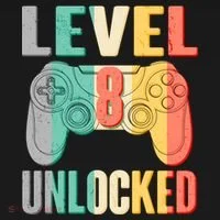 Level 8 Unlocked Eight Years Old Tank Top thumb 6