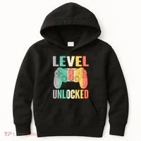 Level 8 Unlocked Eight Years Old Kids Hoodie thumb 0