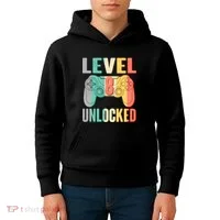Level 8 Unlocked Eight Years Old Kids Hoodie thumb 4