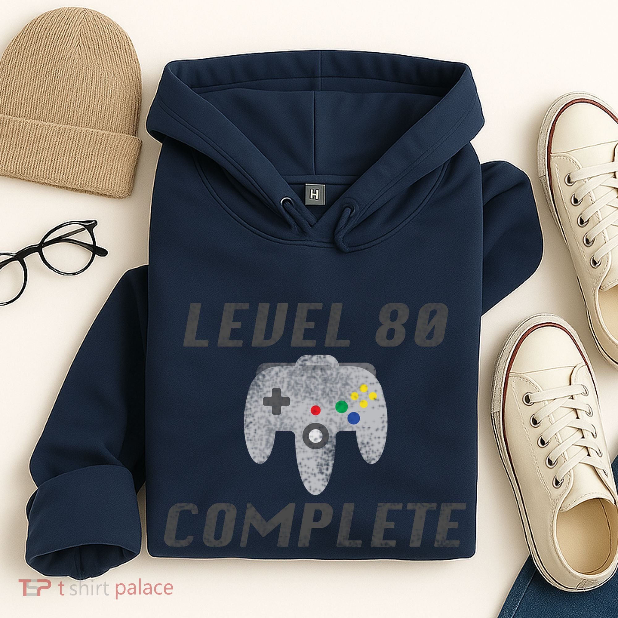 Level 80 Complete 80th Birthday Hoodie