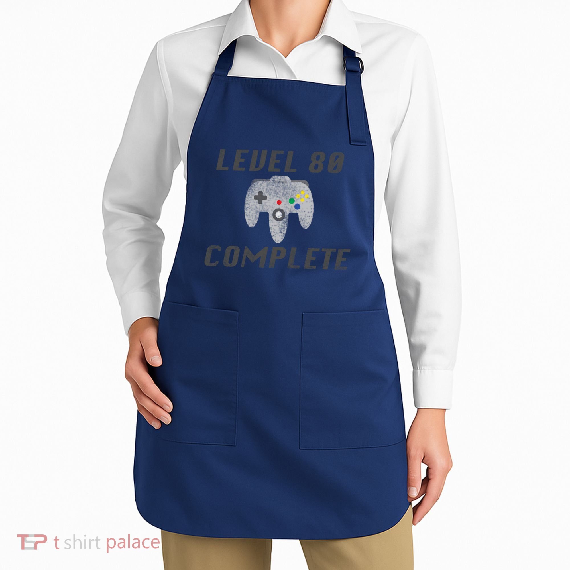 Level 80 Complete 80th Birthday Apron