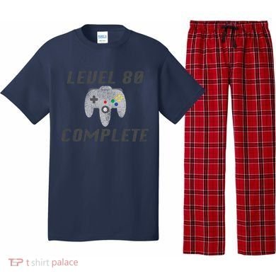 Level 80 Complete 80th Birthday Pajama Set
