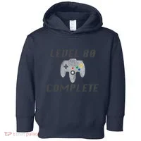 Level 80 Complete 80th Birthday Toddler Hoodie thumb 0