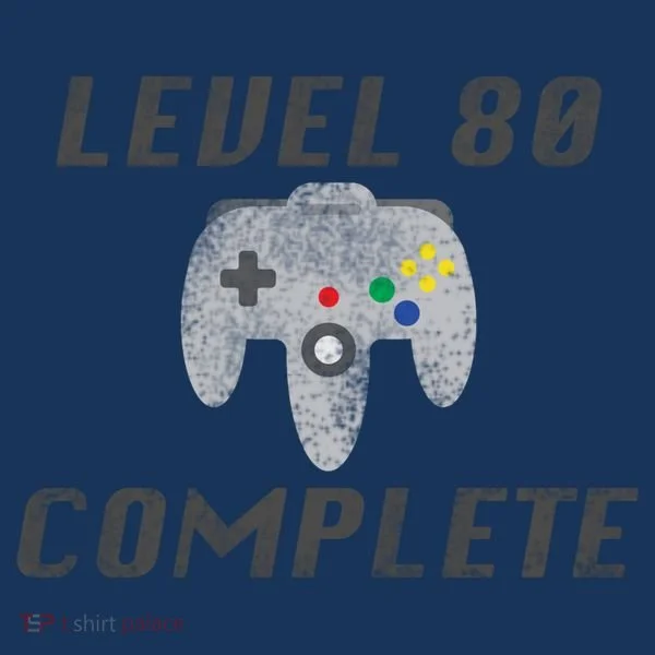Level 80 Complete 80th Birthday Toddler T-Shirt
