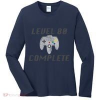 Level 80 Complete 80th Birthday Women's Long Sleeve Shirt thumb 0