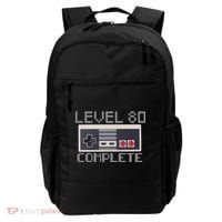 Level 80 Complete Retro Gamer 80th Birthday Backpack thumb 0