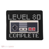 Level 80 Complete Retro Gamer 80th Birthday Mousepad thumb 0