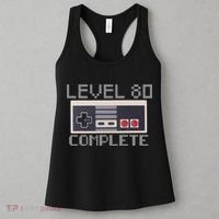 Level 80 Complete Retro Gamer 80th Birthday Women's Tank Top thumb 3