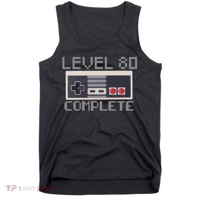 Level 80 Complete Retro Gamer 80th Birthday Tank Top