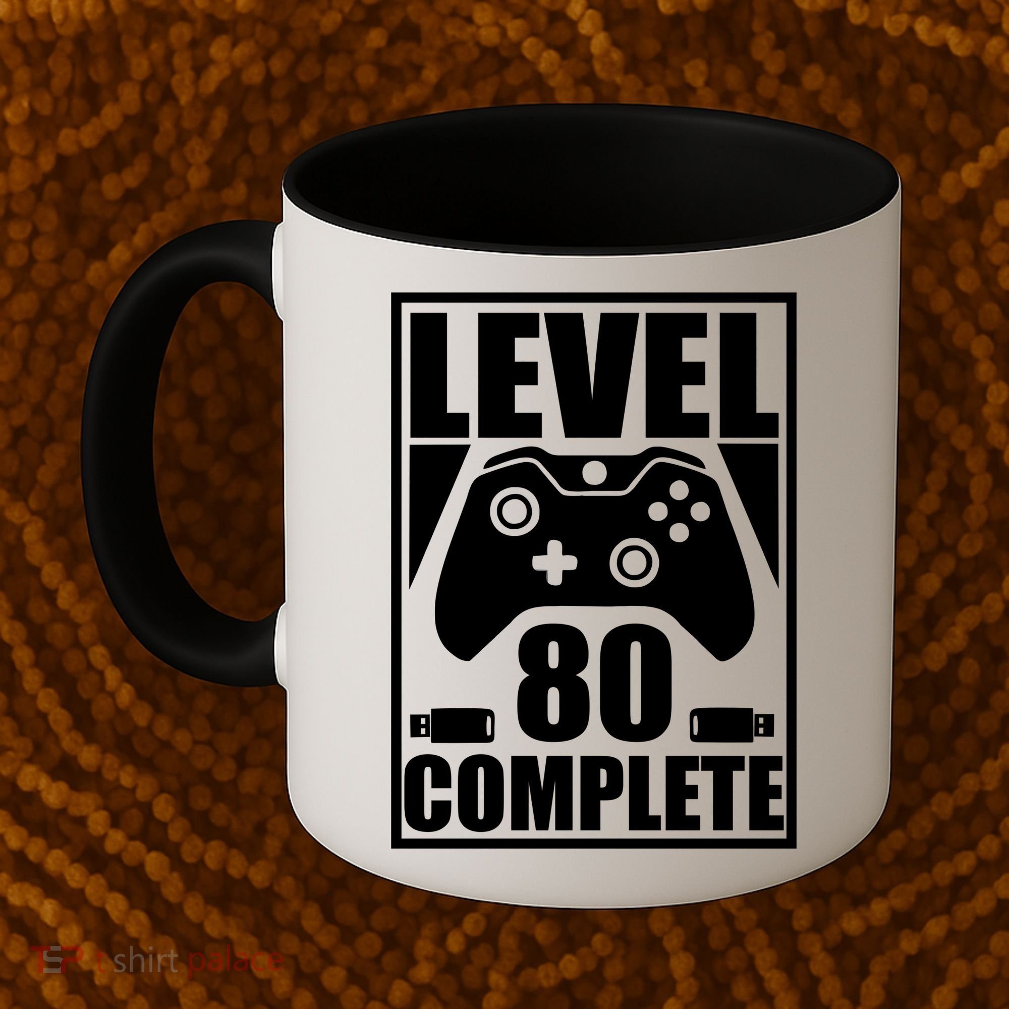 Level 80 Complete Video Gamer 80th Birthday Coffee Mug