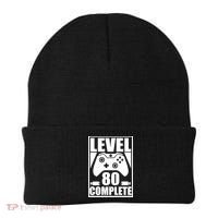 Level 80 Complete Video Gamer 80th Birthday Beanie thumb 0