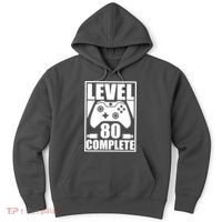 Level 80 Complete Video Gamer 80th Birthday Hoodie thumb 0