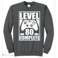 Level 80 Complete Video Gamer 80th Birthday Sweatshirt thumb 0