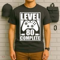 Level 80 Complete Video Gamer 80th Birthday T-Shirt thumb 6