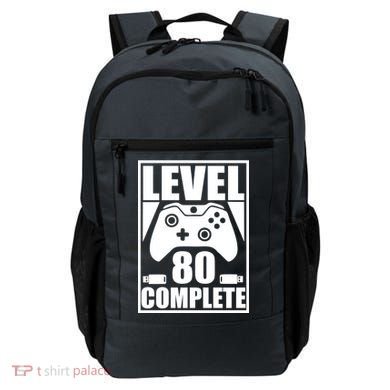 Level 80 Complete Video Gamer 80th Birthday Backpack