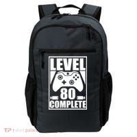 Level 80 Complete Video Gamer 80th Birthday Backpack thumb 0