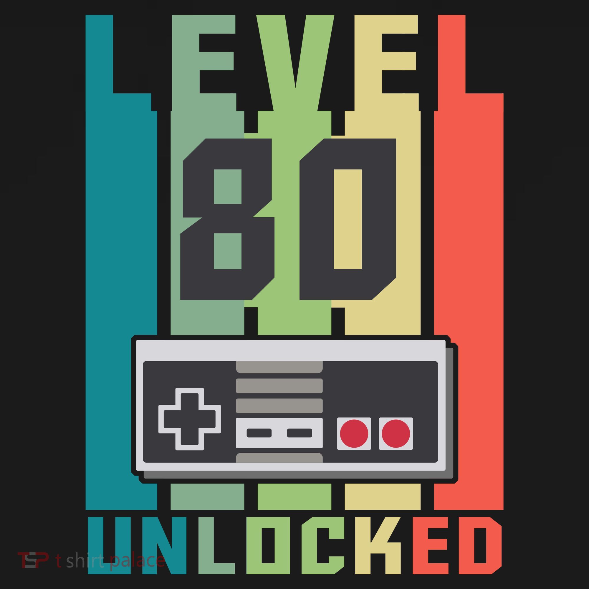 Level 80 Unlocked Funny Retro Gamer Birthday Kids Sweatshirt