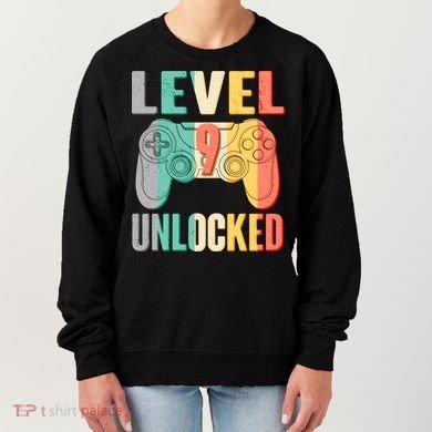 Level 9 Unlocked Nine Years Old Women's Sweatshirt