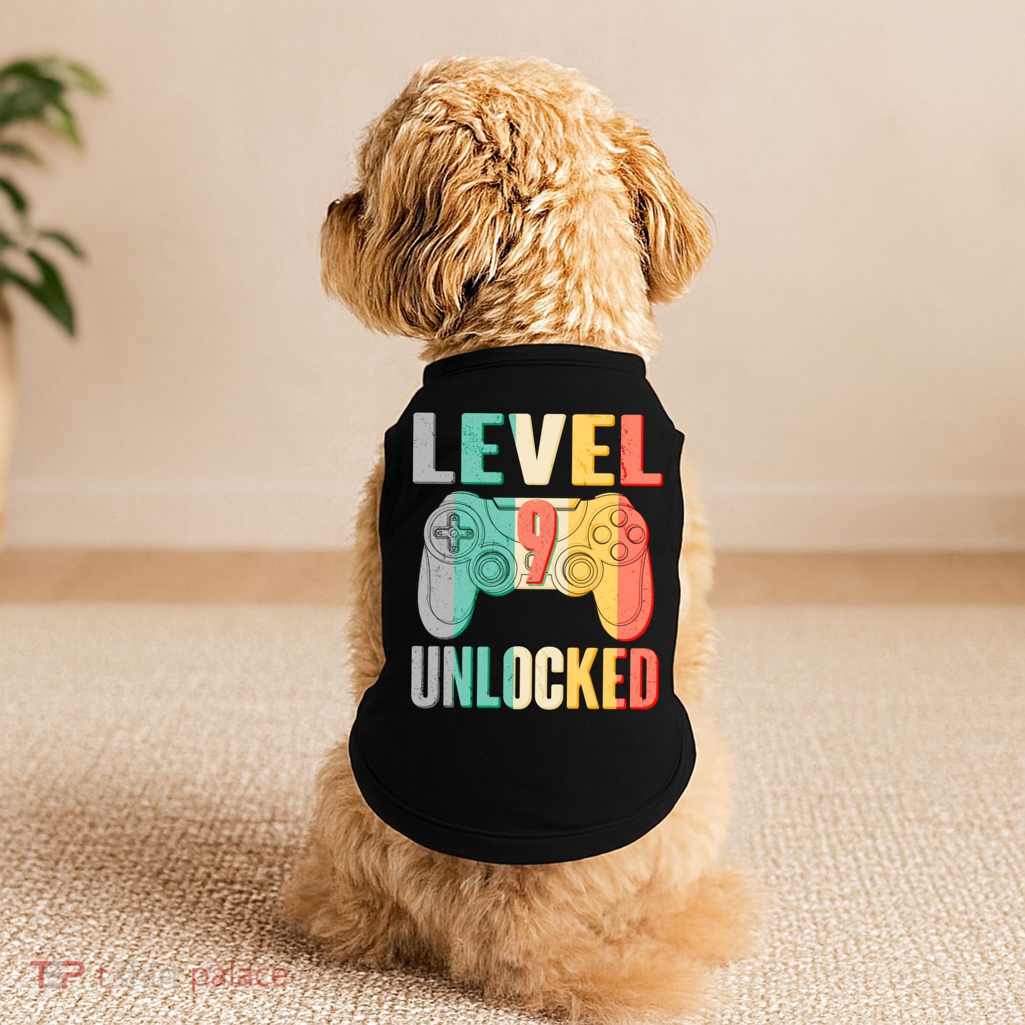 Level 9 Unlocked Nine Years Old Doggie Tank