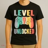 Level 9 Unlocked Nine Years Old T-Shirt thumb 3