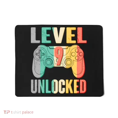 Level 9 Unlocked Nine Years Old Mousepad