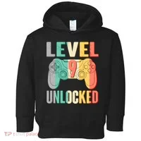 Level 9 Unlocked Nine Years Old Toddler Hoodie thumb 0