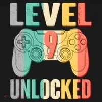 Level 9 Unlocked Nine Years Old Toddler Hoodie thumb 2