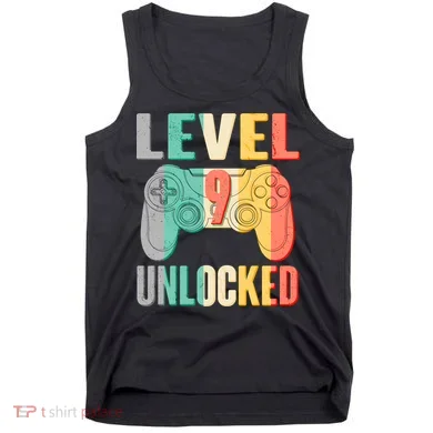 Level 9 Unlocked Nine Years Old Tank Top
