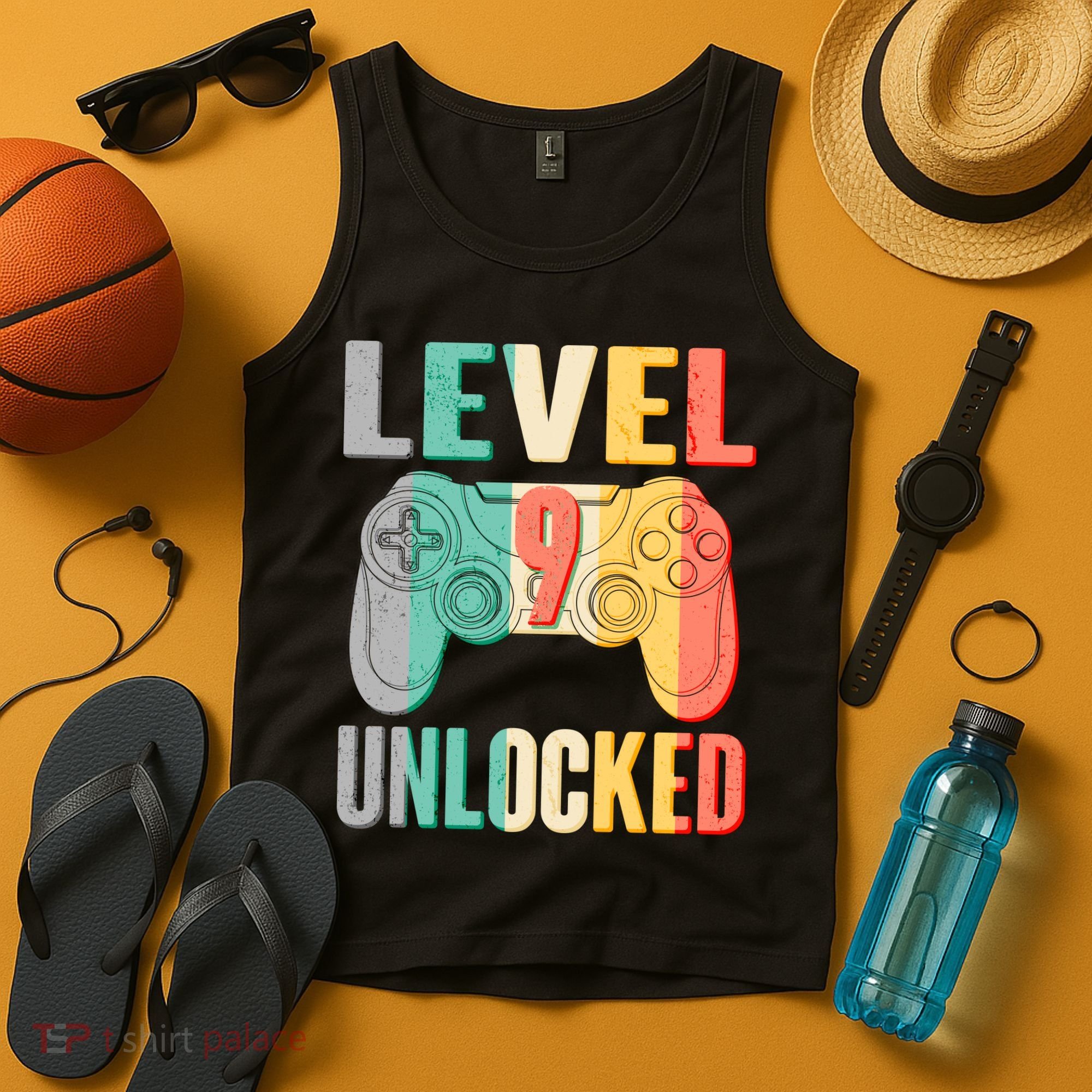 Level 9 Unlocked Nine Years Old Tank Top