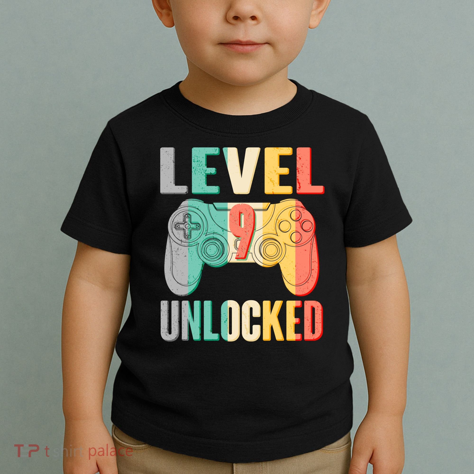 Level 9 Unlocked Nine Years Old Toddler T-Shirt