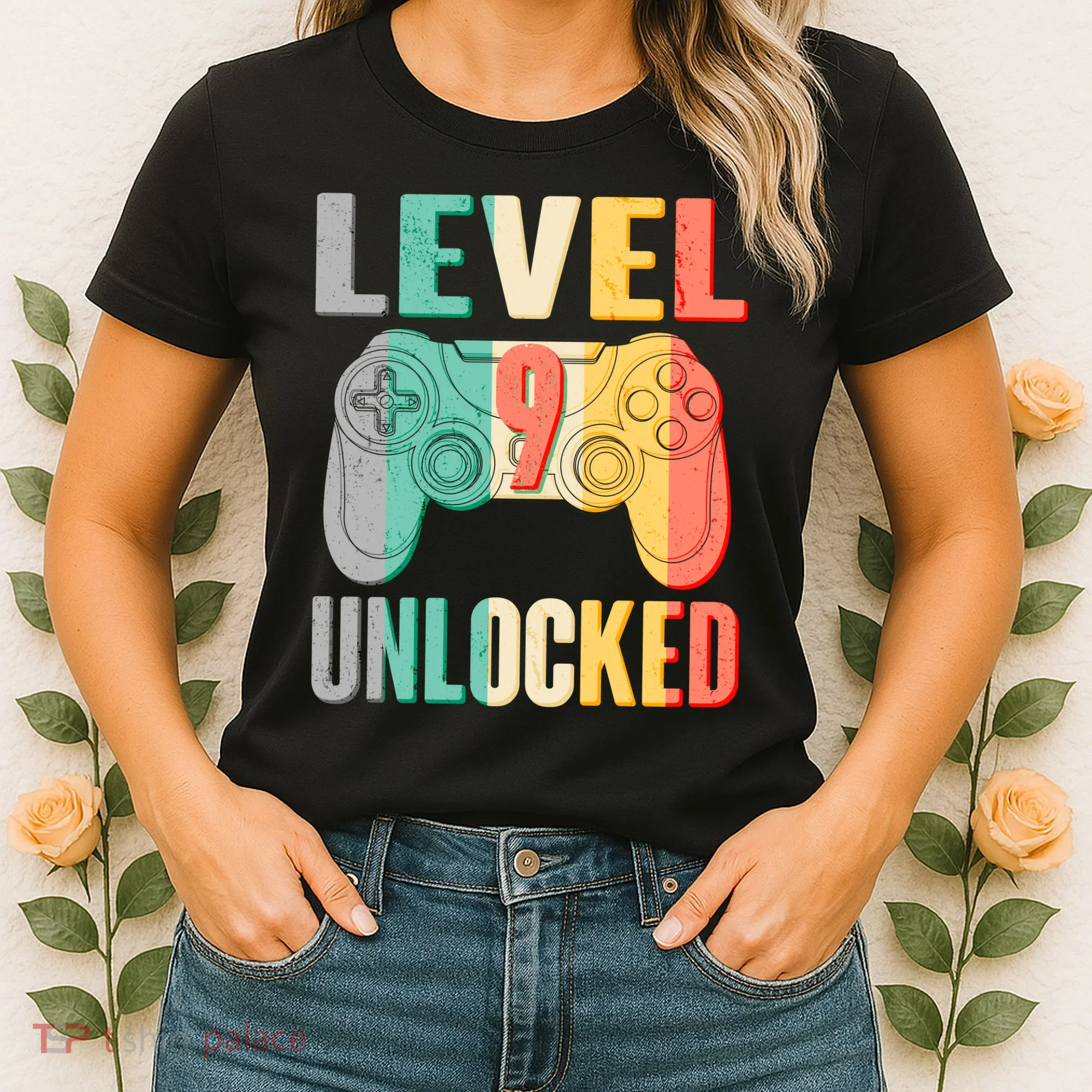 Level 9 Unlocked Nine Years Old Women's T-Shirt