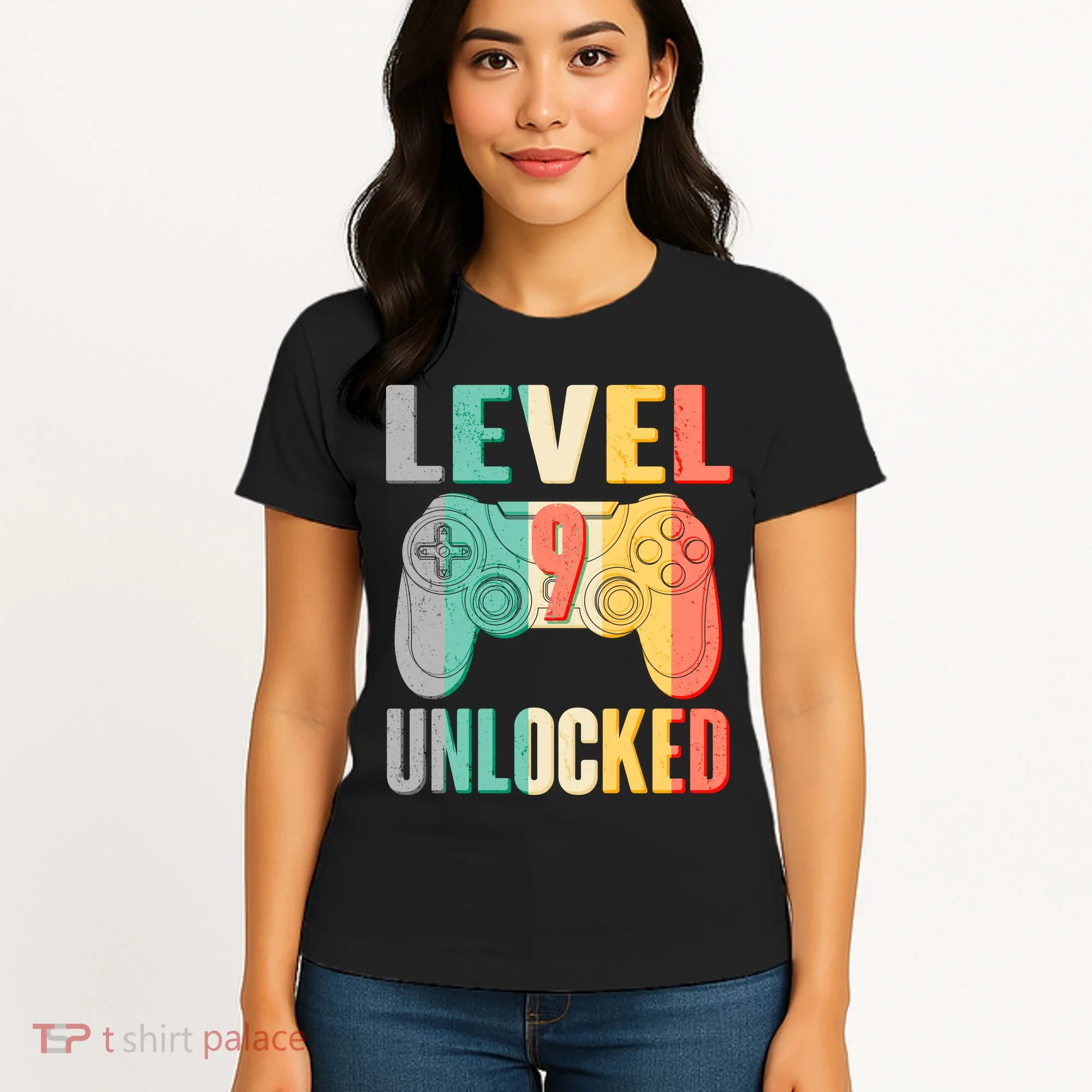 Level 9 Unlocked Nine Years Old Women's T-Shirt
