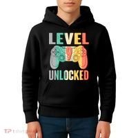 Level 9 Unlocked Nine Years Old Kids Hoodie thumb 4