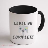 Level 90 Complete 90th Birthday Coffee Mug thumb 1