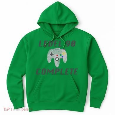 Level 90 Complete 90th Birthday Hoodie