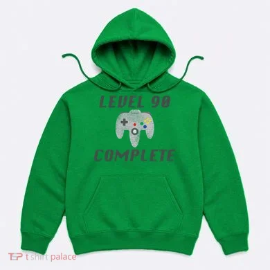 Level 90 Complete 90th Birthday Hoodie