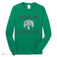 Level 90 Complete 90th Birthday Long Sleeve Shirt thumb 0