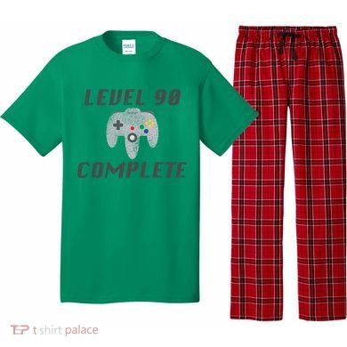 Level 90 Complete 90th Birthday Pajama Set