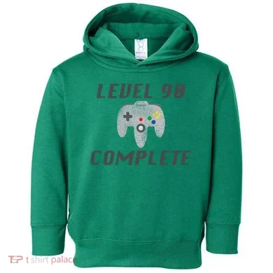 Level 90 Complete 90th Birthday Toddler Hoodie