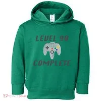Level 90 Complete 90th Birthday Toddler Hoodie thumb 0