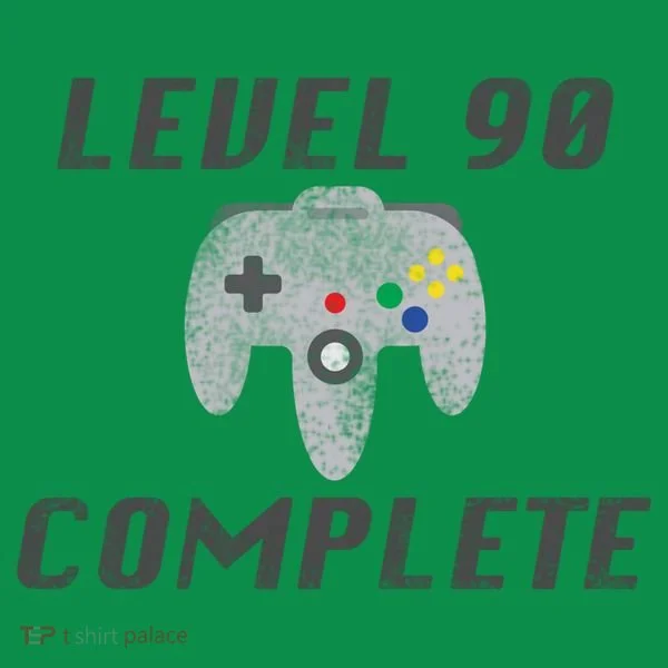 Level 90 Complete 90th Birthday Toddler Hoodie